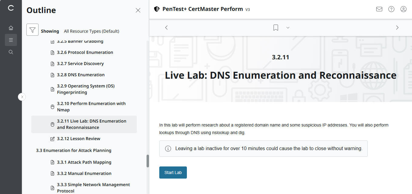 CompTIA PenTest+ CertMaster Perform  PT0-003 (V3) (3 Month Access