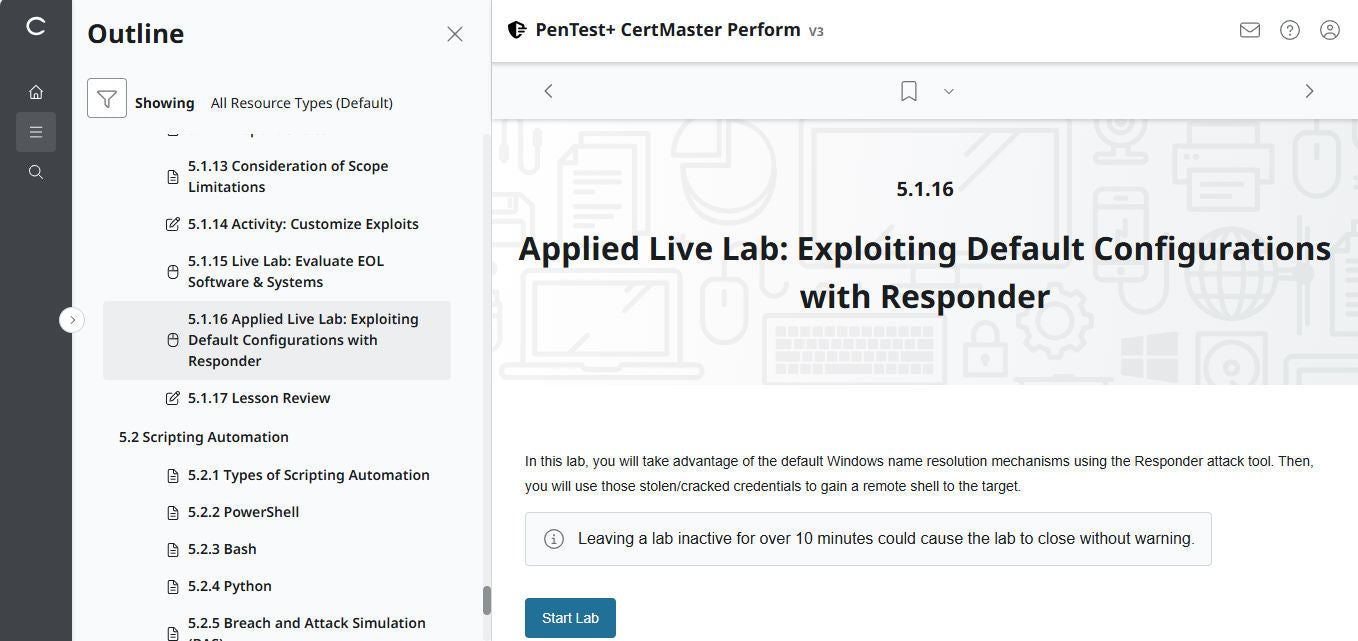 CompTIA PenTest+ CertMaster Perform  PT0-003 (V3) (3 Month Access